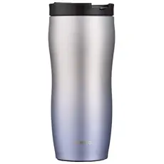 თერმოსი Ardesto Travel mug Metallic, 450ml, stainless steel, blue, 2 image