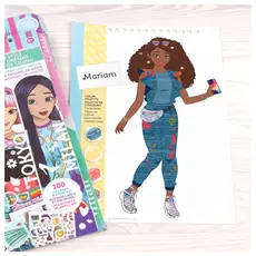 ნაკრები ესკიზების შესაქმნელად Make It Real Fashion Design Sketchbook: City Style, 3 image