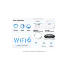 Wi-Fi როუტერი TP-link Deco X50-PoE(3-pack) AX3000 Whole Home Mesh Wi-Fi 6 System with PoE, 4 image