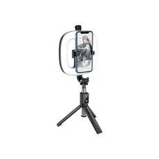მობილურის სამაგრი Hoco LV03 Plus Showfull fill light live broadcast holder black, 3 image