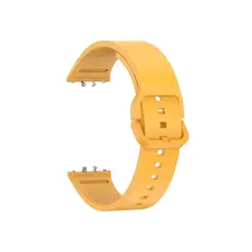 სმარტ საათის სამაჯური For Samsung Galaxy Fit3 Watch Band Soft Silicone Strap Replacement - Yellow, 2 image