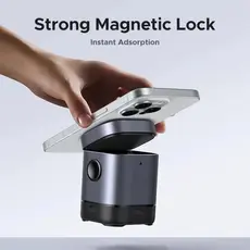 უსადენო დამტენი UGREEN Uno W709 (45775) Qi2, 15W, 2-in-1 Magnetic Wireless Charger, Black/Grey, 7 image