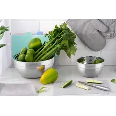 უჟანგავი ფოლადის ჯამი Ardesto Bowl Gemini, 18cm, 1.45l, stainless steel, 5 image