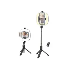 მობილურის სამაგრი Hoco LV03 Plus Showfull fill light live broadcast holder black, 2 image