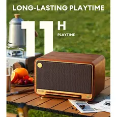 დინამიკი Edifier D32, 60W, Bluetooth, USB-C, AUX, Speaker, Brown, 10 image