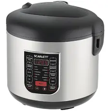 მულტსახარში Scarlett SC-MC410S27, 900W, 5L, Multifunction Cooker, Silver/Black, 2 image