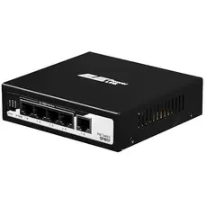 სვიჩი 2E 2E-SP401F-2 PowerLink, 5-Port, PoE+Switch, Black