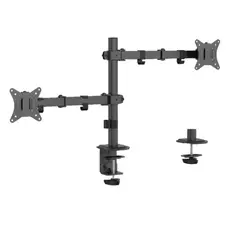 მონიტორის საკიდი Gembird MA-D2-03 Adjustable desk mounted double monitor arm 17"-32", 5 image