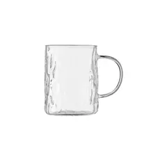 ჭიქების ნაკრები Ardesto Set of cups Shine mix, 260ml, 4pcs, borosilicate glass, transparent, golden, grey, pearlescent, 5 image