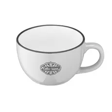 კერამიკის ჭიქა Ardesto Mug  Floerino, 480ml, ceramics, gray, 2 image