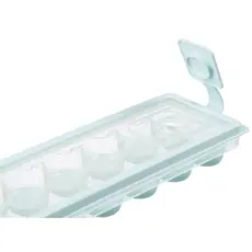 ყინულის ფორმა Ardesto Ice tray with lid Fresh Cylinder, 27х9.5х3.8cm, silicone, plastic, blue, 3 image
