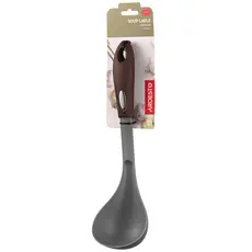 ჩამჩა Ardesto Ladle Gemini, 32.2cm, nylon, gray-brown, 2 image
