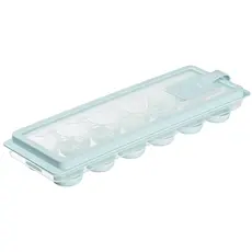 ყინულის ფორმა Ardesto Ice tray with lid Fresh Cylinder, 27х9.5х3.8cm, silicone, plastic, blue