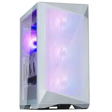 ქეისი Zalman PC case Z9 Iceberg MS without PSU, 2xUSB3.0, 2xUSB2.0, 1xUSB 3.1 Gen2 Type-C, 4x140mm ARGB, VGA 390mm, LCS ready, TG Side Panel, EATX, white, 5 image