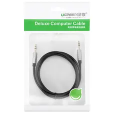 აუდიო კაბელი UGREEN AV119 (10734) 3.5mm Male to 3.5mm Male Audio Cable 1.5M AUX, 4 image