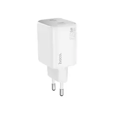 ადაპტერი Hoco N42 Elogiado dual-port PD45W (2C) charger white, 3 image