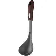 ჩამჩა Ardesto Ladle Gemini, 32.2cm, nylon, gray-brown, 3 image