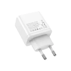 ადაპტერი Hoco N35 Streamer dual-port PD45W (2C) charger white, 3 image