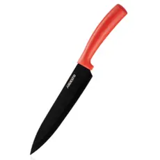 დანების ნაკრები Ardesto Black Mars Knives Set 3 pcs, red, stainless steel, plastic, 5 image