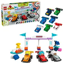ლეგო LEGO Constructor DUPLO Town F1 Team Race Cars & Drivers, 2 image