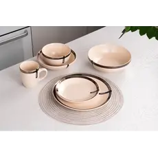 კერამიკის თეფში Ardesto Dinner plate Liguria Cream, 26cm, ceramics, creamy, 6 image