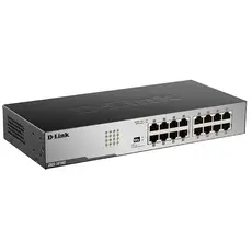 სვიჩი D-Link DGS-1016D Unmanaged Switch 16x1000Base-T, Surge 1KV, metal case, 3 image