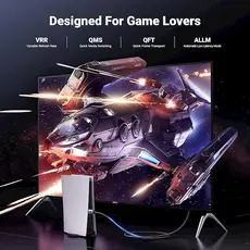 HDMI კაბელი UGREEN HD171(25911), 8K HDMI To HDMI, 3M, Grey, 4 image