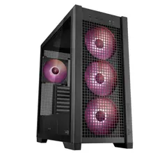 კომპიუტერის ქეისი ASUS TUF GAMING GT302 TG ARGB BLACK, 3 image