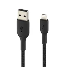 USB კაბელი BELKIN CAA002BT2MBK APPLE IPHONE CHARGER USB TO LIGHTNING CABLE 6FT, 3 image