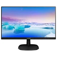 მონიტორი Philips 243V7QJABF/01, 23.8", Monitor, FHD, IPS, HDMI, VGA, DP, Black, 2 image