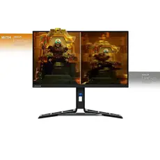 მონიტორი Lenovo Legion R25i-30 24.5" IPS  FHD 1920x1080 400 cd/m²  0.5ms 180Hz 3Wx2 speakers Raven Black, 3 image
