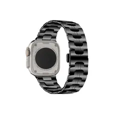 სმარტ საათის სამაჯური TVC Samsung Galaxy Watch Ultra 47mm Watch Band Solid Stainless Steel Metal Strap - Black, 4 image