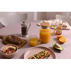 ჭიქების ნაკრები Ardesto Set of cups  Dew, 350ml, 4pcs, borosilicate glass, transparent, 3 image