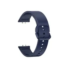 სმარტ საათის სამაჯური For Samsung Galaxy Fit3 Watch Band Soft Silicone Strap Replacement - Dark Blue