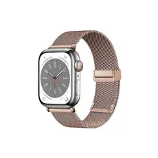 სმარტ საათის სამაჯური TVC KALEBOL Magnetic Buckle Watch Band for Apple Watch Series 10 9 8 7 SE 6 5 4 3 2 1 42mm 41mm 40mm 38mm Stainless Steel Strap - Rose Gold, 2 image