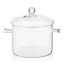 ქვაბი Ardesto Casserole Black Mars, 2l, borosilicate glass, 3 image