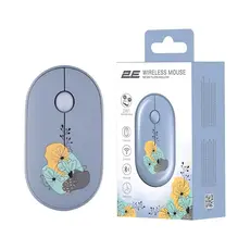 მაუსი 2E MF300 FLORA:MALLOW Silent WL BT, Blue, 6 image