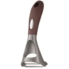 ბოსტნეულის სათლელი Ardesto Peeler Gemini, 19.5cm, stainless steel, nylon, gray-brown, 4 image