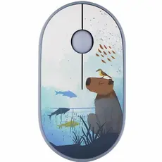 მაუსი 2E Mouse MF300 CAPYBARA SWIM Silent WL BT, Blue, 2 image