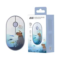 მაუსი 2E Mouse MF300 CAPYBARA SWIM Silent WL BT, Blue, 6 image