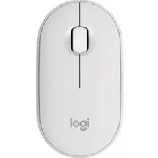 მაუსი LOGITECH Pebble Mouse 2 M350s - TONAL WHITE - BT - EMEA-808 - DONGLELESS, 2 image
