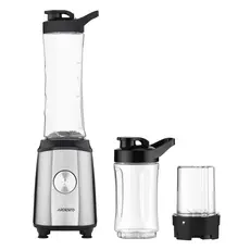 ბლენდერი Ardesto Blender for smoothies BG-F350, 350W, 2in1, bottle-600ml, bottle-300ml, coffee grinder, black+silver