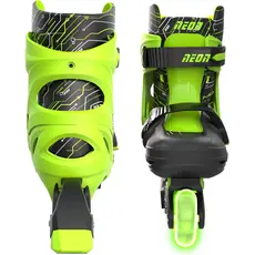 როლიკები Neon Inline SKATES (SIZE 12-2) Green, 3 image