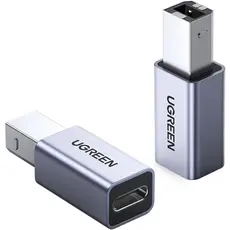 USB ადაპტერი UGREEN US382 (20120), USB-B To USB-C, Adapter, Grey, 3 image