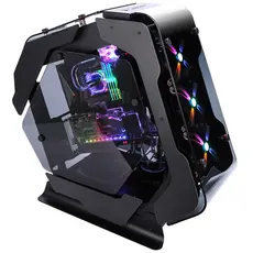კომპიუტერის ქეისი Zalman PC case Z-MACHINE 500 without PSU, 2xUSB3.0, 2xUSB2.0, 1xUSB 3.1 Type-C, 5x120mm ARGB, VGA 400mm, LCS ready, TG Side Panel, ATX, black, 2 image