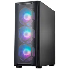 ქეისი ALLX AX-G1944, Computer Case, ATX, MATX, USB 3.0x1, USB 1.0x2, AUDIO, Black, 4 image