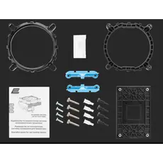 ქულერი 2E GAMING CPU cooler Air Cool AC120T4-ARGB, LGA1700, 1200, 115x, 1366, AM5, AM4, AM3, AM3+, 4pin PWM, 3pin +5VARGB, TDP 130W, 5 image