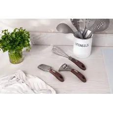 სახეხი Ardesto Grater Gemini, 21.5cm, stainless steel, plastic, gray-brown, 3 image