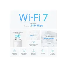 Wi-Fi როუტერი TP-link BE65-5G(1-pack) 5G BE9300 Whole Home Mesh Wi-Fi 7 Gateway, 6 image