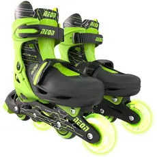 როლიკები Neon Inline SKATES (SIZE 12-2) Green, 4 image